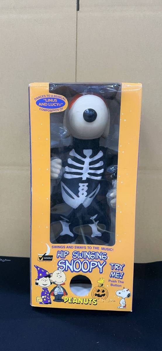 スヌーピー ★ SNOOPY ★ ヒップスイング ★ HIP SWING ★ 踊るスヌーピー ★ ハロウィン ★ Halloween ★ スケルトン ★ skeleton ★ 中古