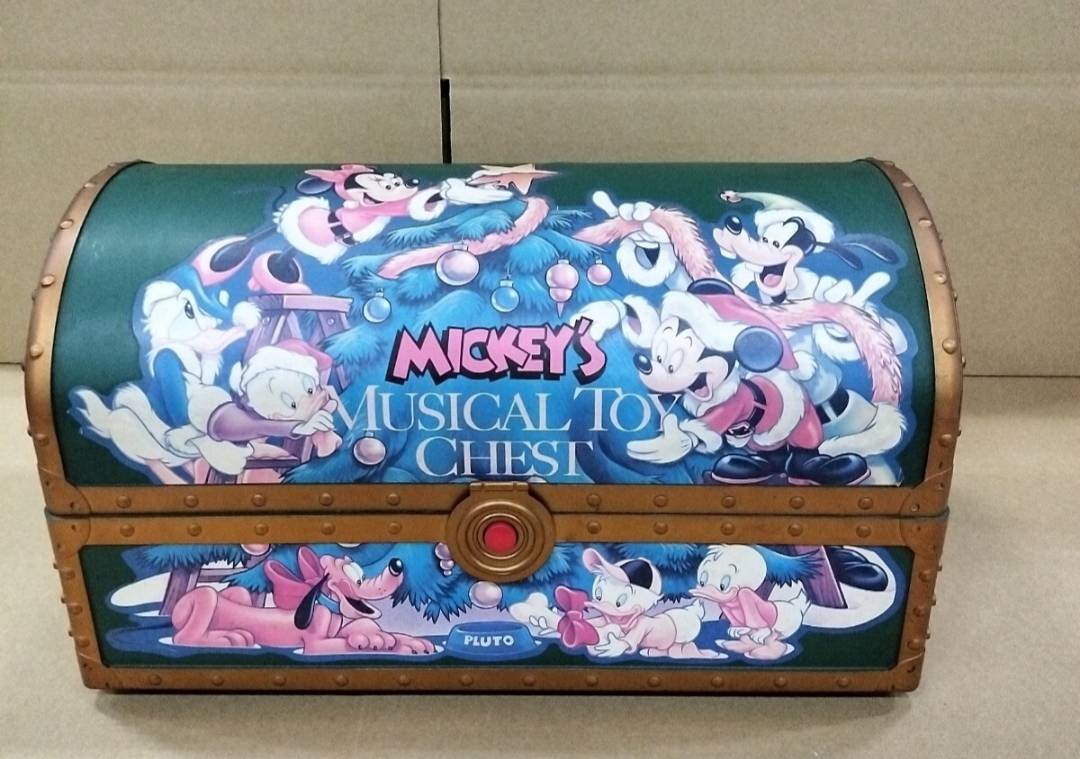 【中古品】Disney ディズニー ミッキーミュージカルトイチェスト オルゴール 希少 ジャンク品 アンティーク 東京ディズニーランド