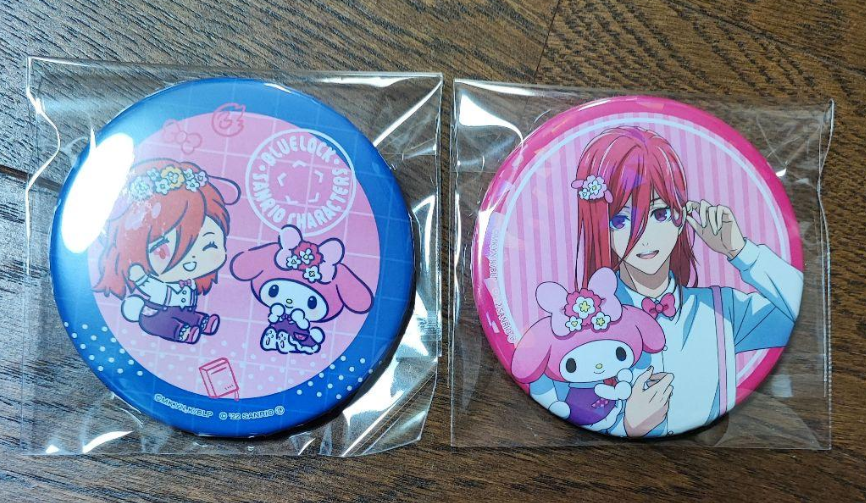 ブルーロック サンリオコラボ 缶バッジ 千切豹馬