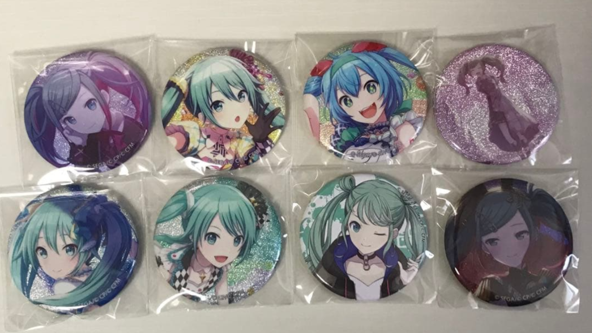 プロセカ 初音ミク グリ缶バッチ 8個セット