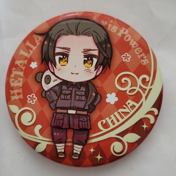 ヘタリア　中国　缶バッジ
