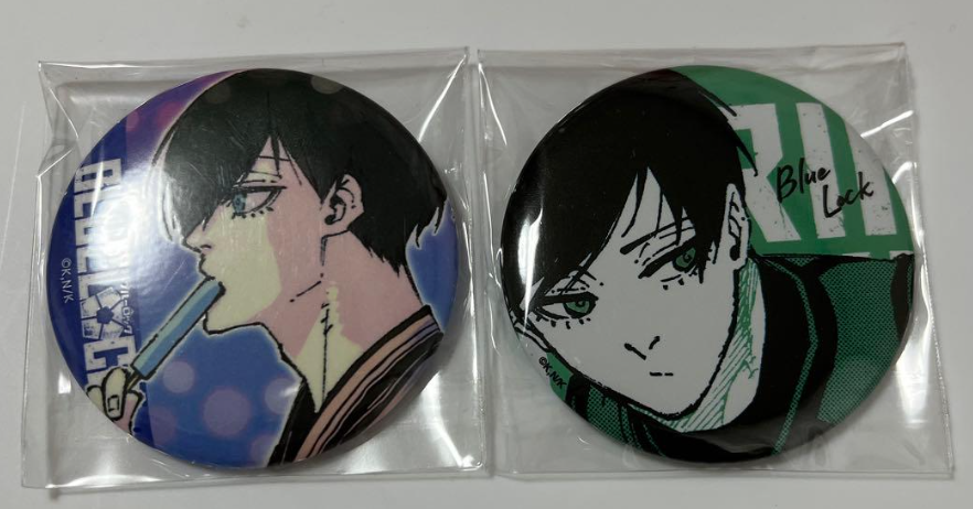 ブルーロック 浴衣 シークレットメタル缶バッジ 糸師 凛